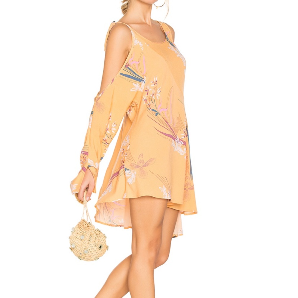 Free People Women Small Purple Floral tunic